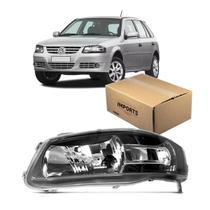Farol Dianteiro Mascara Negra Power Lado Esquerdo Imports Volkswagen Gol 2005 A 2014 Mc062140