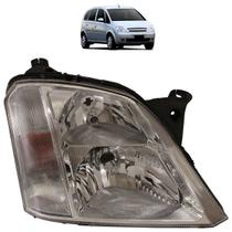 Farol Dianteiro Meriva 2002 A 2012 Máscara Cromada - Automotive Imports