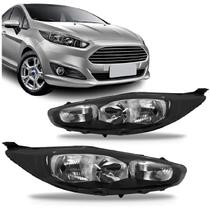 Farol Dianteiro New Fiesta 2014 2015 2016 2017 2018 2019 Máscara Negra Farol Dianteiro New Fiesta 2014 2015 2016 2017 2018 2019 Máscara Negra