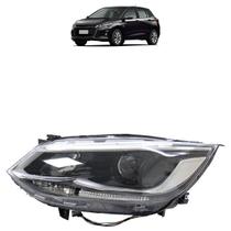 Farol Dianteiro Onix 2020 2021 2022 2023 2024 Máscara Cromada Lisa Acrílico Friso Preto Foco Duplo Projetor