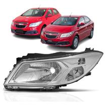 Farol Dianteiro Onix Prisma 13 14 15 16 17 18 19 Cromado Farol Dianteiro Onix Prisma 13 14 15 16 17 18 19 Cromado