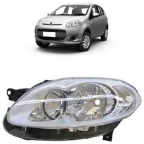 Farol Dianteiro Palio G5 2012 A 2016 Máscara Cromada