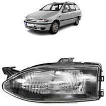Farol Dianteiro Palio Siena Strada G1 1996 A 2000 Máscara Cromada