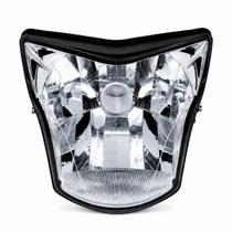 Farol Dianteiro para Bros com Pontos de Fixação e Refletor Interno Cromado Farol Dianteiro para Bros com Pontos de Fixação e Refletor Interno Cromado