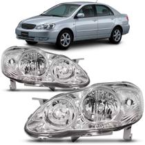 Farol Dianteiro para Toyota Corolla 2005 2006 a 2008 Cromado
