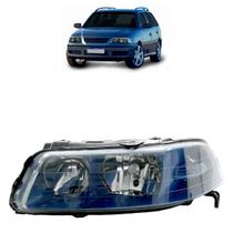 Farol Dianteiro Parati G3 1999 2000 2001 2002 2003 2004 2005 Foco Duplo Máscara Azul Fun Lisa Acrílico