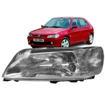 Farol Dianteiro Peugeot 306 1997 Até 2002 Foco Simples Farol Dianteiro Peugeot 306 1997 Até 2002 Foco Simples