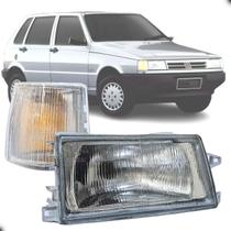 Farol dianteiro + pisca ld uno fiorino 1991 a 2003 premio elba 1991 a 1996