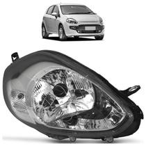 Farol Dianteiro Punto 2012 A 2016 Máscara Cromada Farol Dianteiro Punto 2012 A 2016 Máscara Cromada