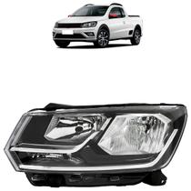 Farol Dianteiro Saveiro G7 2017 A 2019 Gol G8 Máscara Negra