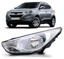 Farol Dianteiro Sem LED Ix35 2009 2010 2011 A 2015 Esquerdo