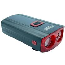 Farol Dianteiro Sinalizador e Buzina USB Lanterna Bicicleta Bike Farol Dianteiro Sinalizador e Buzina USB Lanterna Bicicleta Bike