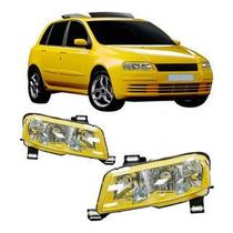 Farol Dianteiro Stilo 2002 A 2008 Máscara Amarela