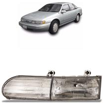 Farol Dianteiro Taurus 1992 1993 1994 1995 Lente Estriada Foco Duplo