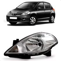 Farol Dianteiro Tiida 2007 A 2013 C/ Pisca Cristal