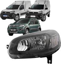 Farol Dianteiro Uno 2015 até 2022 Partner Fiorino 2022 23 24 2025 Mascara Negra Esquerdo Farol Dianteiro Uno 2015 até 2022 Partner Fiorino 2022 23 24 2025 Mascara Negra Esquerdo