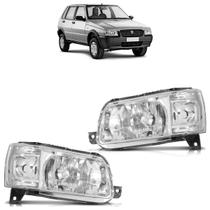 Farol Dianteiro Uno Fiorino 2005 A 2013 Máscara Cromada Farol Dianteiro Uno Fiorino 2005 A 2013 Máscara Cromada
