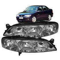 Farol Dianteiro Vectra 2000 01 02 03 04 2005 Cromado Par 2 peças Farol Dianteiro Vectra 2000 01 02 03 04 2005 Cromado Par 2 peças