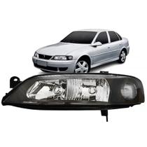 Farol Dianteiro Vectra 2000 Até 2005 Máscara Negra