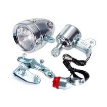Farol Dínamo 12v 6w Modelo Antigo Bicicleta Retrô Vintage