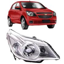 Farol direito agile 2009 2010 2011 2012 2013 máscara cromada Farol direito agile 2009 2010 2011 2012 2013 máscara cromada