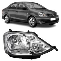 Farol direito etios 2013 14 15 16 17 18 2019 cromado