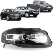 Farol direito gol parati saveiro g4 2006-2012 máscara negra