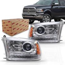 Farol dodge ram 2016 a 2017 2500 laramie eletrico c/led