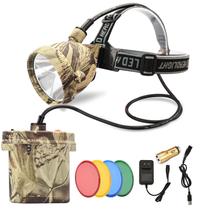 Farol DUMPMAN Camo Coon Hunting Lights recarregável à prova d'água Farol DUMPMAN Camo Coon Hunting Lights recarregável à prova d'água