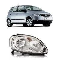 Farol Duplo Cromado Fox Crossfox Spacefox 2008 2010 Direito