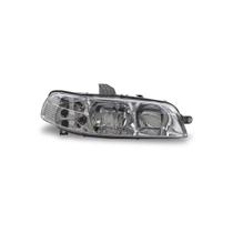 Farol Duplo H7 Carcaca Cinza Fiat Palio 2001 a 2003 Restyling Ifire Lado Direito