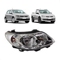 Farol Duplo Ld Cromado Gol Saveiro Voyage G5 Original Vw