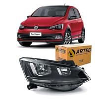 Farol Duplo Versao Pepper Mascara Negra Lado Direito Arteb Volkswagen Fox 2015 A 2018 160832
