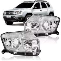 Farol duster 2010 2011 2012 2013 cromado Farol duster 2010 2011 2012 2013 cromado