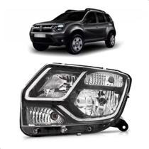 Farol Duster 2015 2016 Manual Preto Cupula Azul