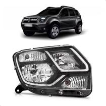 Farol Duster 2015 2016 Manual Preto Cupula Azul