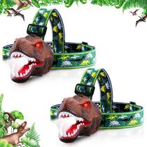Farol Dysaim LED Spray de dinossauro para crianças, pacote com 2