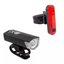 Farol e lanterna Para Bicicleta Usb 120 lumens Pisca