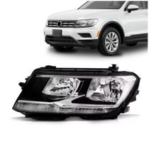 Farol Elétrico Tiguan 2017 a 2021 Com motor Com Led Drl