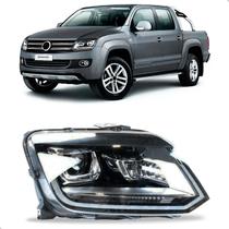 Farol Elétrico Vw Amarok 2017 A 2023 LED Com Motor Farol Elétrico Vw Amarok 2017 A 2023 LED Com Motor