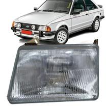 Farol Escort 1982 A 1986 Lente De Vidro H4 Lado Motorista - ORGUS