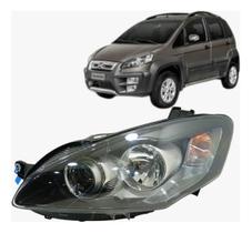 Farol Esquerdo Com Máscara Negra Idea Fiat 51901498 Original Esquerdo/motorista