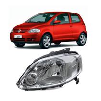 Farol Esquerdo Fox 2004/2010 Cromado Arteb Farol Esquerdo Fox 2004/2010 Cromado Arteb