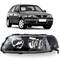 Farol esquerdo gol 1999 a 2005 g3 máscara negra foco duplo Farol esquerdo gol 1999 a 2005 g3 máscara negra foco duplo