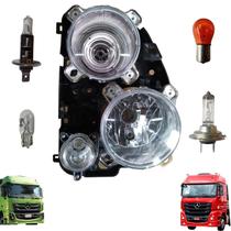 Farol esquerdo+lampadas c/chicote/soquete mb actros 2016á20 Farol esquerdo+lampadas c/chicote/soquete mb actros 2016á20