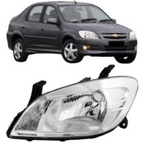 Farol esquerdo prisma 2007 08 09 10 11 2012 mascara cromada