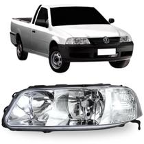 Farol esquerdo saveiro 1999 a 2005 g3 cromado foco duplo Farol esquerdo saveiro 1999 a 2005 g3 cromado foco duplo