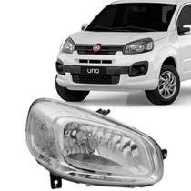 Farol esquerdo uno 2015 2016 2017 2018 máscara cromada Farol esquerdo uno 2015 2016 2017 2018 máscara cromada