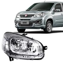 Farol esquerdo uno 2015 2016 2017 máscara cromada Farol esquerdo uno 2015 2016 2017 máscara cromada