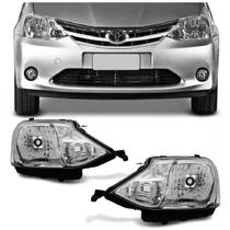 Farol Etios 2013 2014 2015 2016 2017 2018 2019 Cromado Farol Etios 2013 2014 2015 2016 2017 2018 2019 Cromado